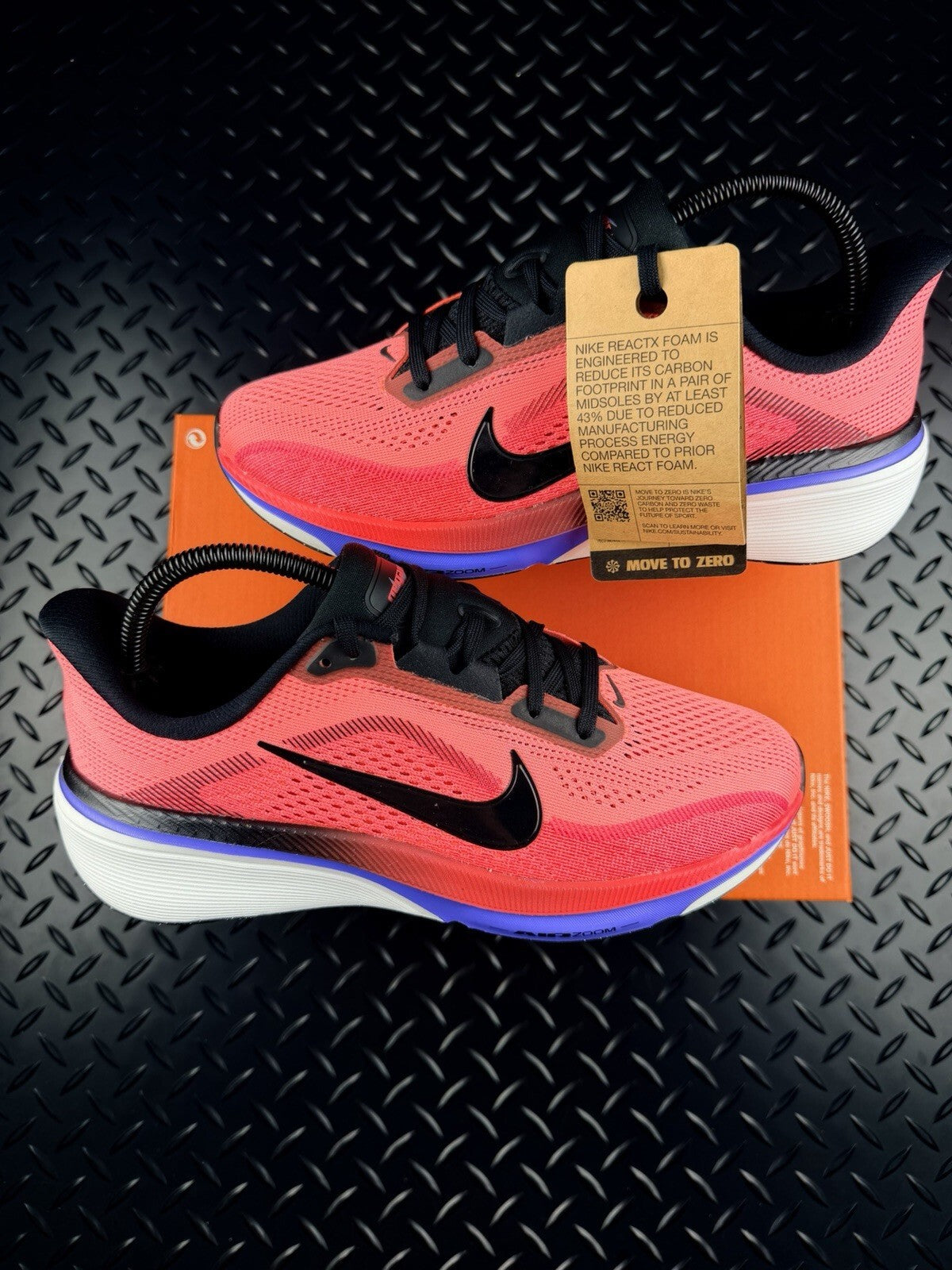 Nike Air Zoom Pegasus 42 ‘lava Glow’ Running Trainers Brand New Size UK 5.5