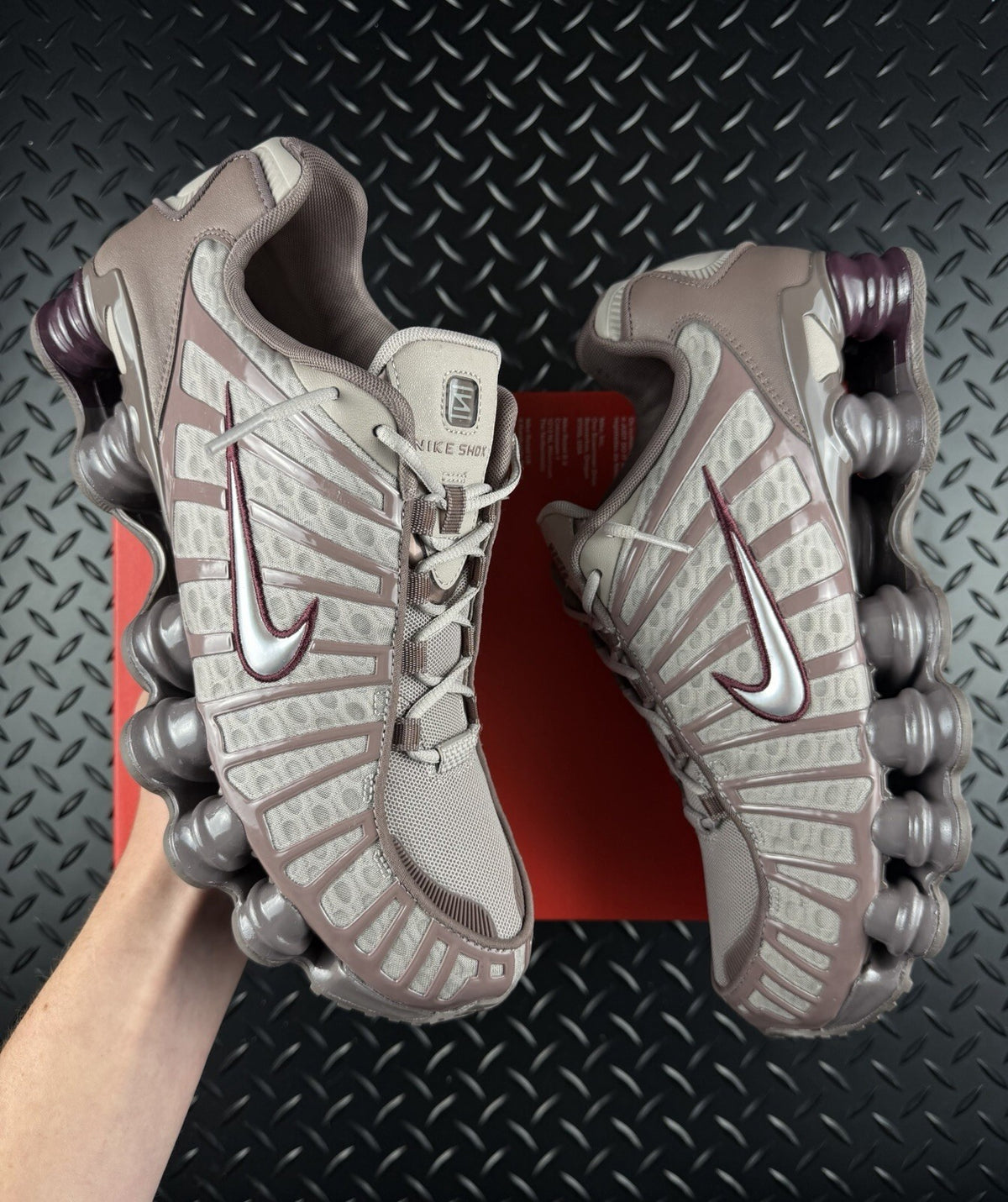 Nike Shox TL ‘Night Maroon’ Brand New 100% Authentic Trainers Mens Size UK 8