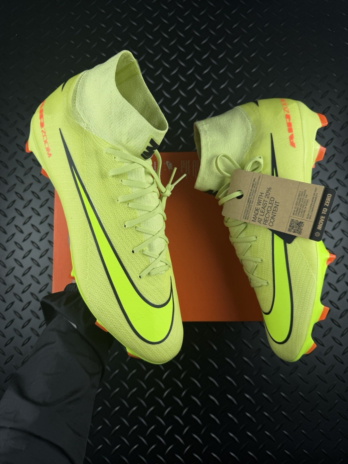 Nike Mercurial Superfly 10 Pro FG Football Boots ‘Hyper Volt’ Brand New - UK 12