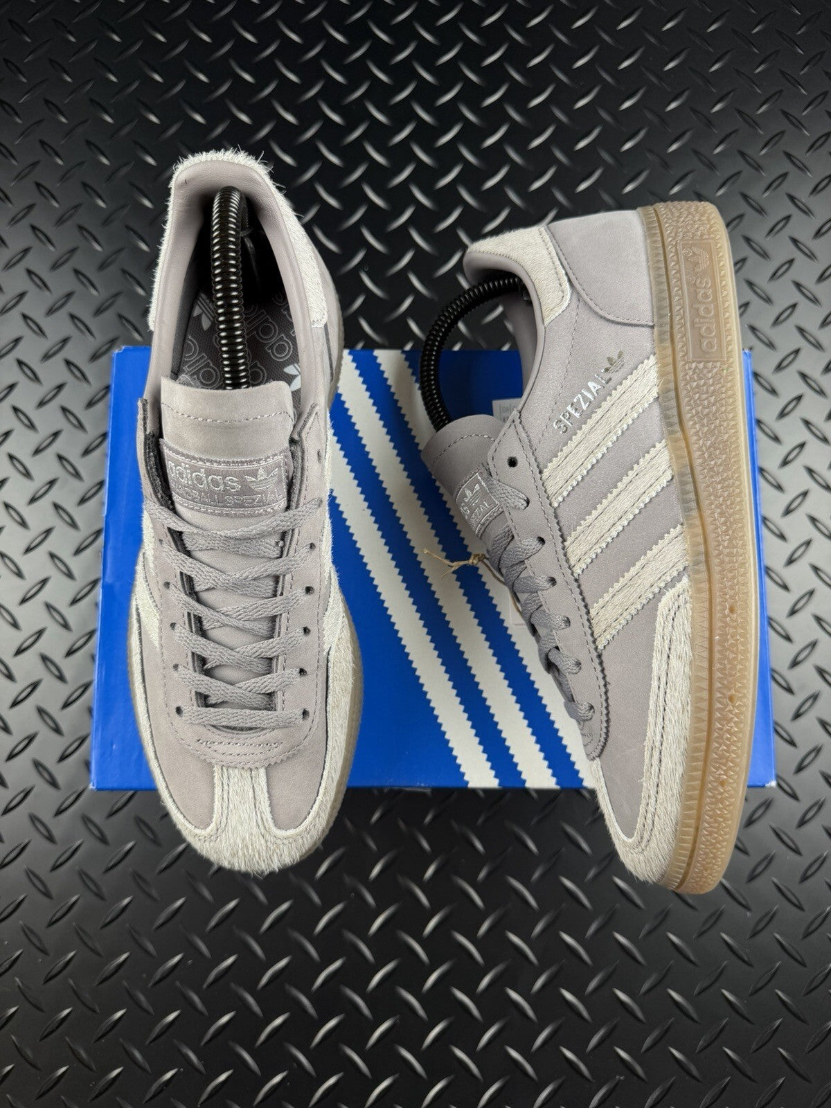 Adidas Handball Spezial ‘Pony Hair’ KI4290 Grey Gum Brand New Full Box WMNS UK 5