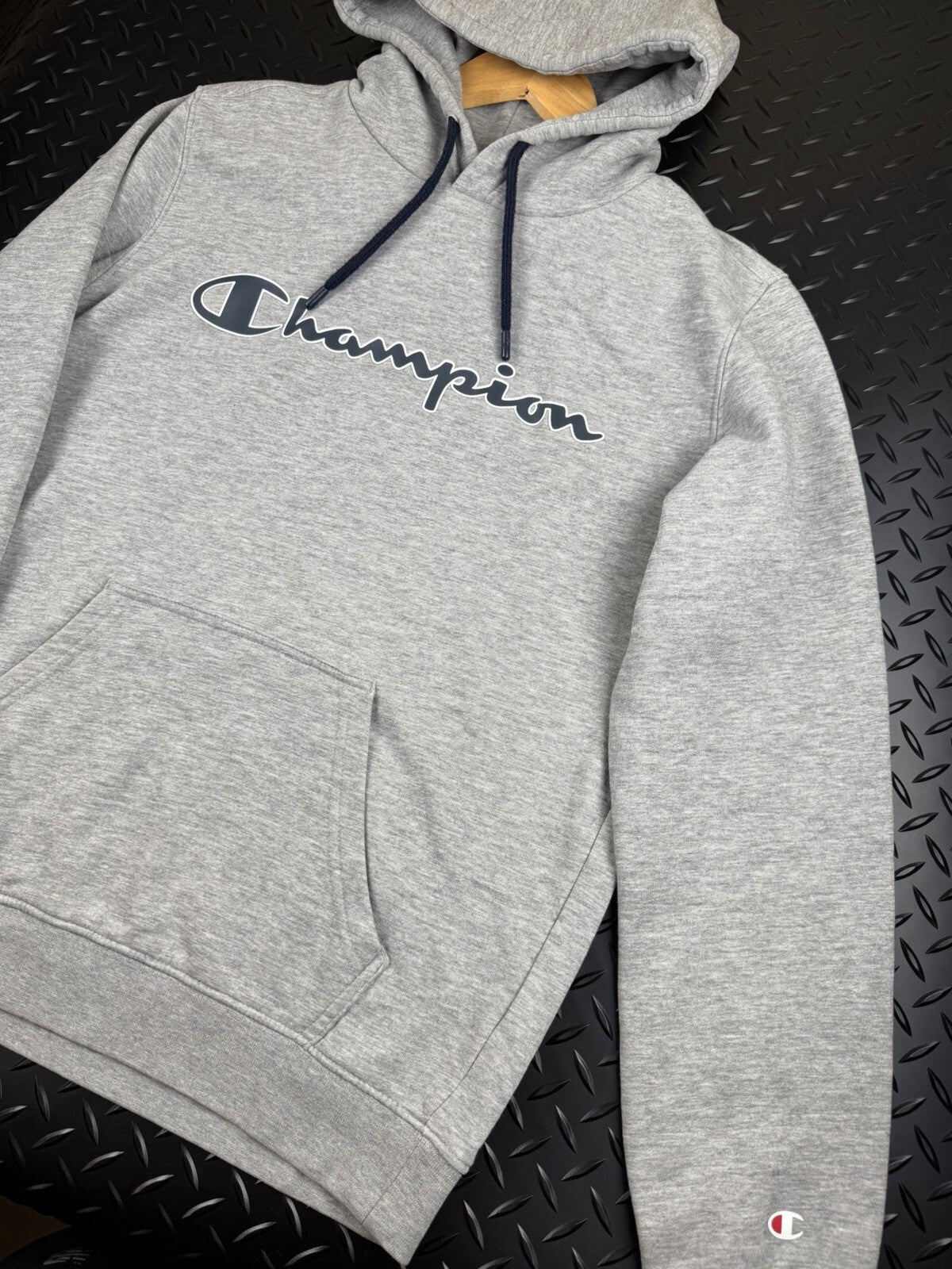 Champion Grey Hoodie Jumper 100% Authentic Size Small Worn Once