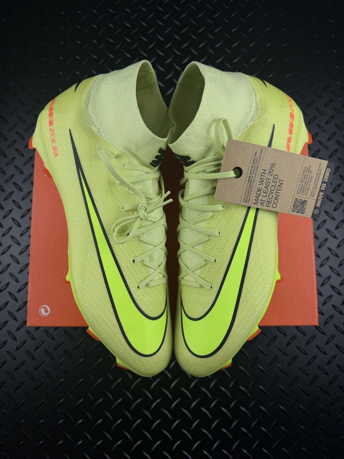 Nike Mercurial Superfly 10 Pro FG Football Boots ‘Hyper Volt’ Brand New - UK 12