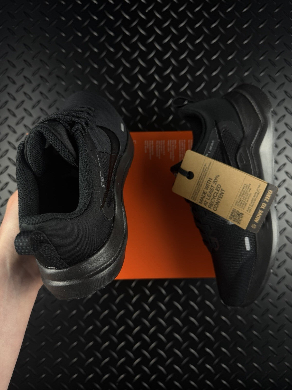 Nike Downshifter 12 Lifestyle/Running Trainers ‘Triple Black’ WMNS Size 4.5