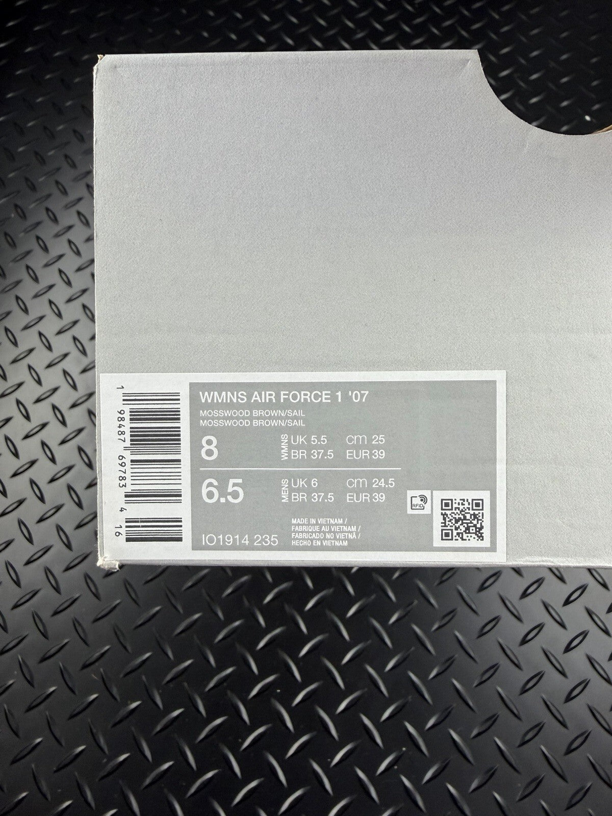 Nike Air Force 1 07 ‘Mosswood Brown’ Brand New 100% Authentic WMNS Size UK 5.5