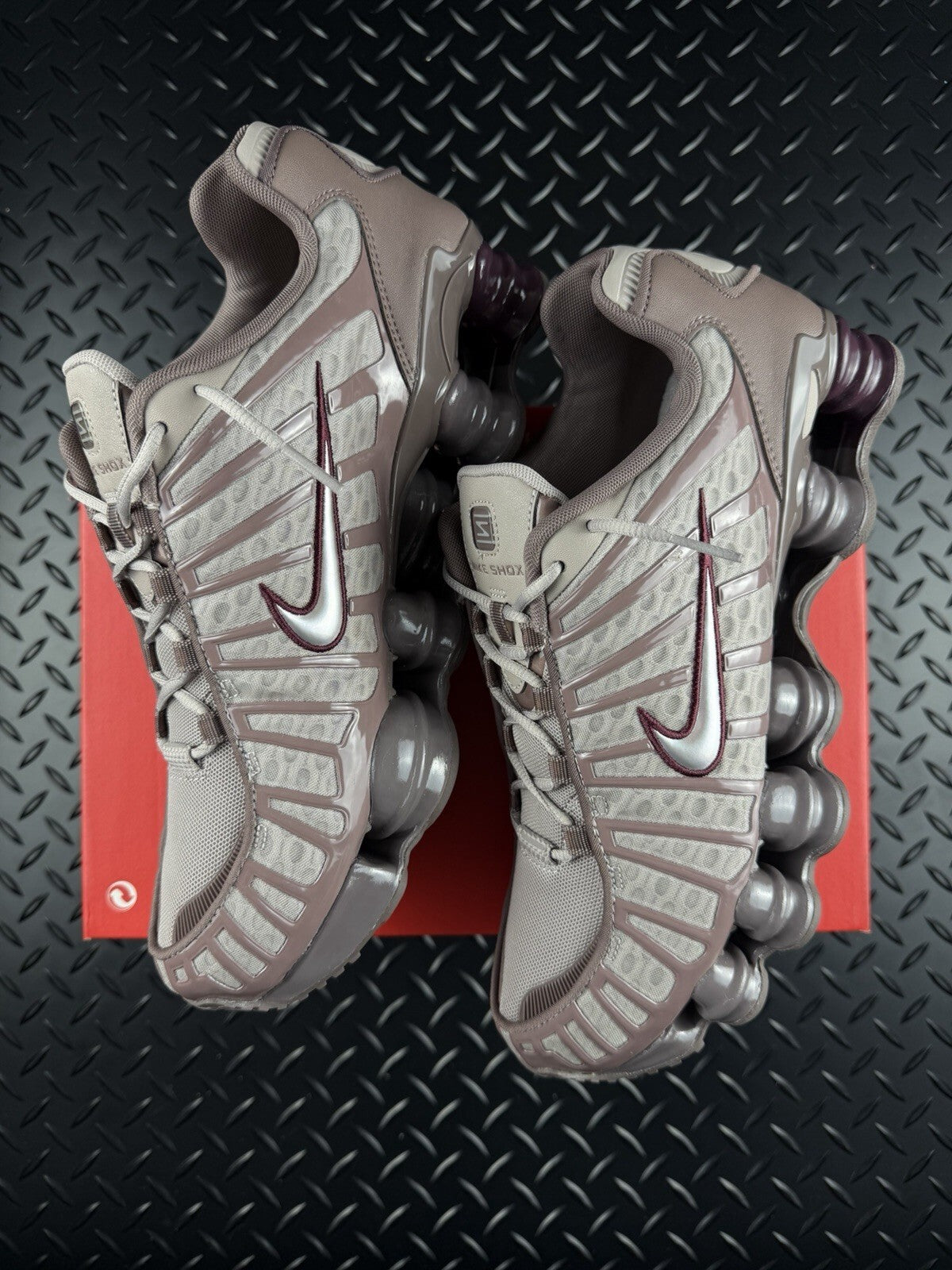 Nike Shox TL ‘Night Maroon’ Brand New 100% Authentic Trainers Mens Size UK 8