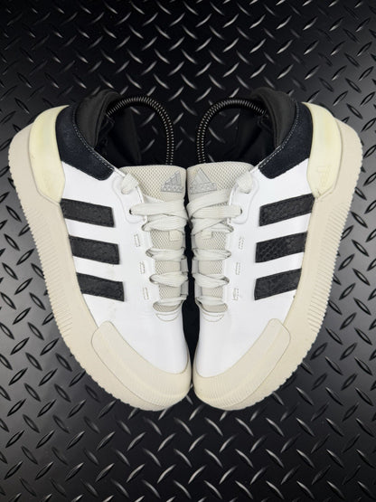 Adidas Black White Base Trainers Size UK 5