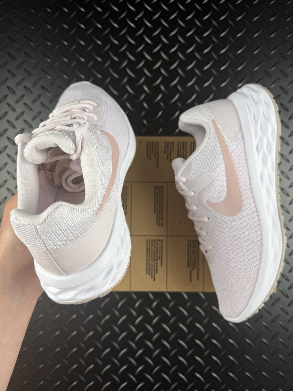 Nike Revolution 6 NN Lifestyle/Running Trainers Light Rose Brand New WMNS UK 4