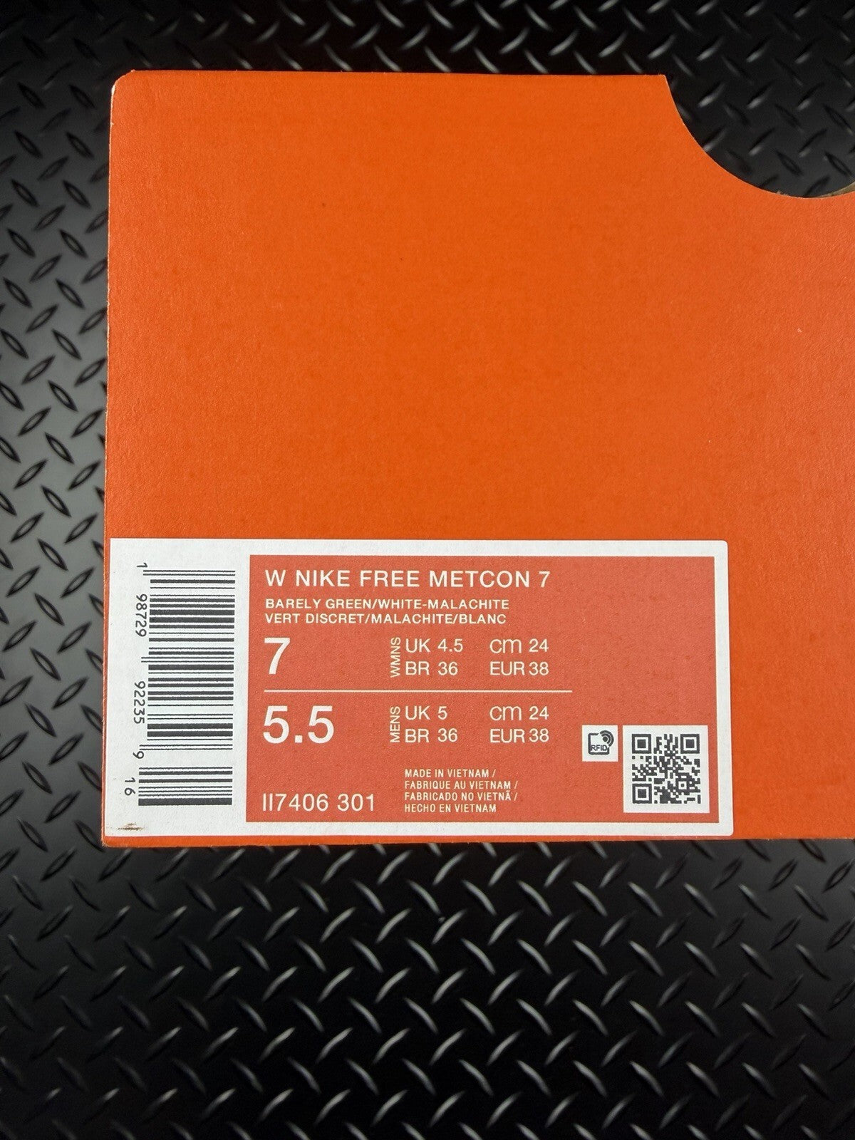 Nike Free Metcon 7 ‘White-Malachite’ Hyperlift Gym Trainers Brand New UK 4.5