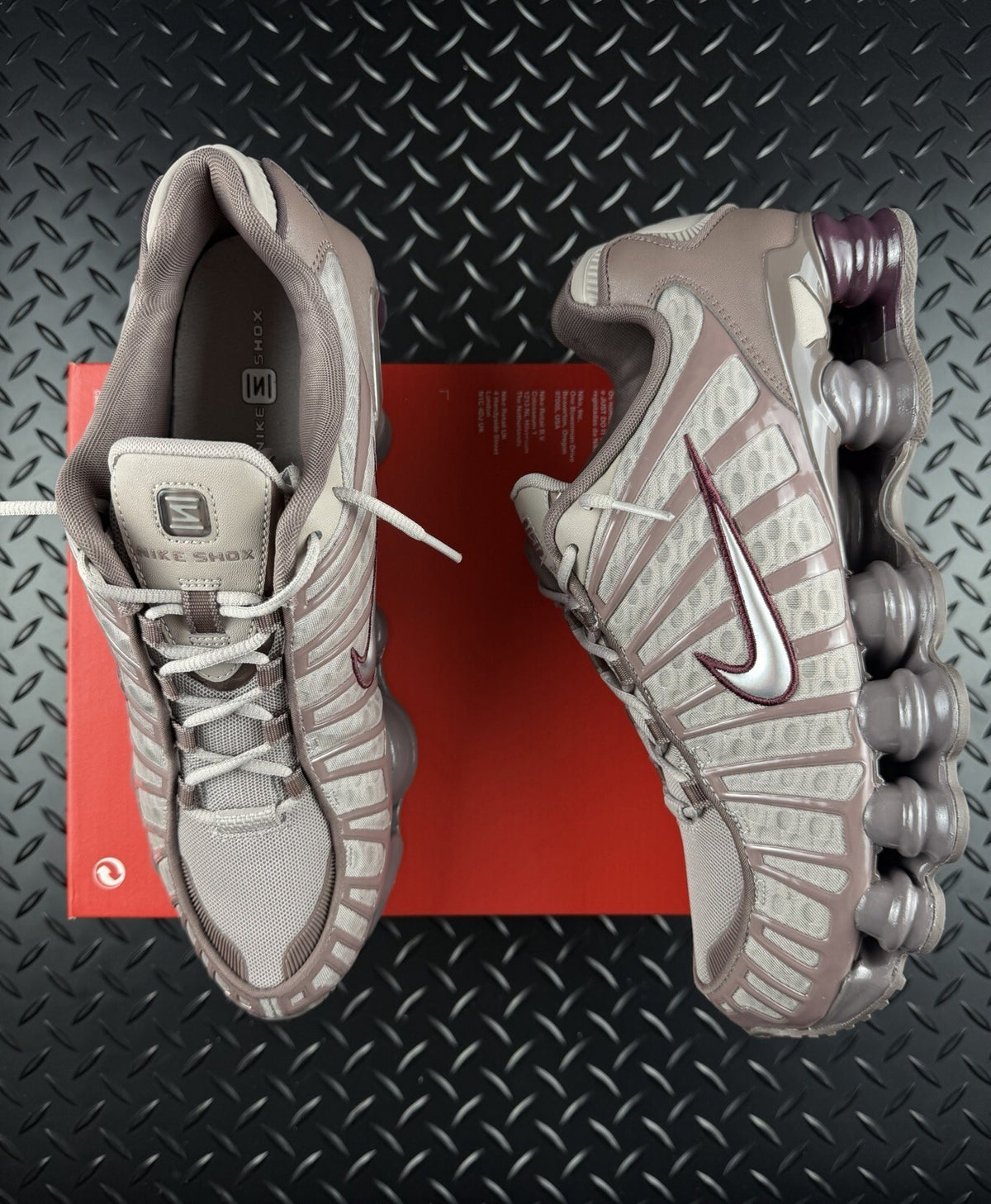 Nike Shox TL ‘Night Maroon’ Brand New 100% Authentic Trainers Mens Size UK 8.5