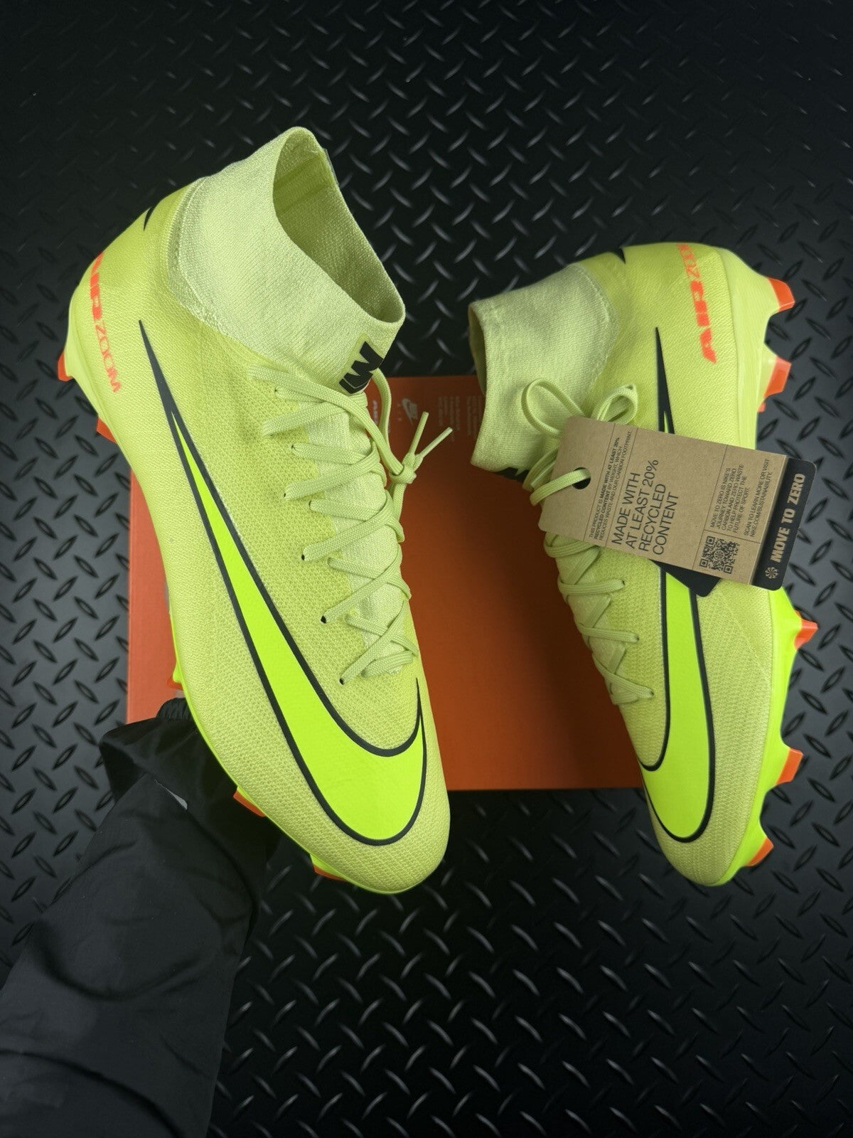 Nike Mercurial Superfly 10 Pro FG Football Boots ‘Hyper Volt’ Brand New - UK 12