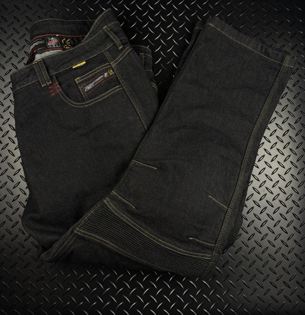 RST Motorbike Trousers Denim Dept Cordura Fabric ‘Made With Kevlar’ Mens Size 44