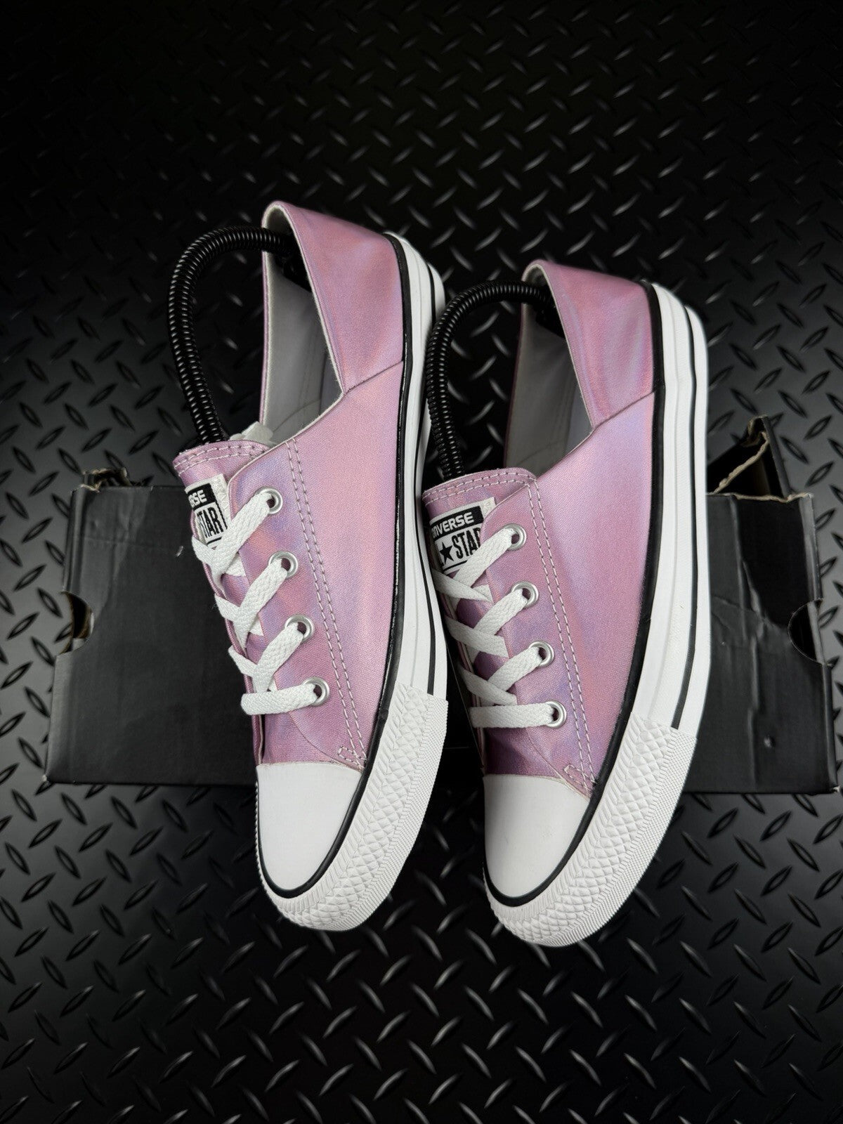 Chuck Taylor All Star Ox ‘ Purple White’ Brand New Full Box Size UK 7
