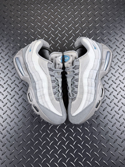 Nike Air Max 95 OG ‘Big Bubble’ Anthracite Smoke Grey Blue 100% Authentic UK 7.5
