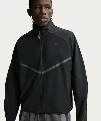 Nike Tech Dri-FIT Shore-Knit Track Jacket ‘Triple Black’ Sportswear Men’s XXL