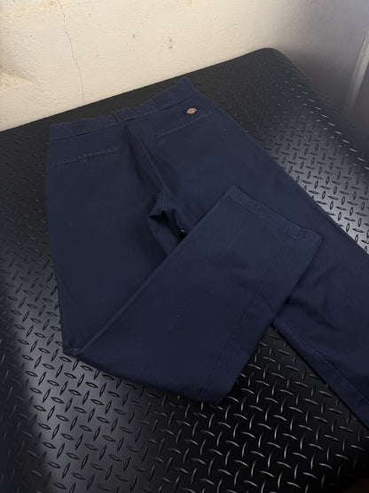 Dickies Vintage 874 Original Fit Carpenter Trousers 30x32 Navy Blue