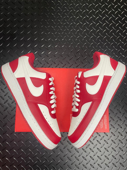 Nike Court Vision Low 'Crimson Pearl White' Brand New Size Women's UK 6 Full Box 100% Authentic
