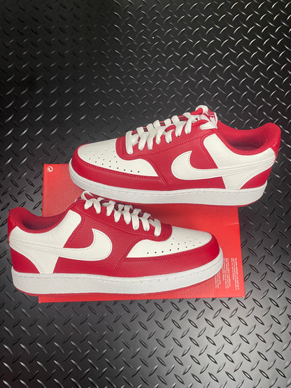 Nike Court Vision Low 'Crimson Pearl White' Brand New Size Women's UK 6 Full Box 100% Authentic