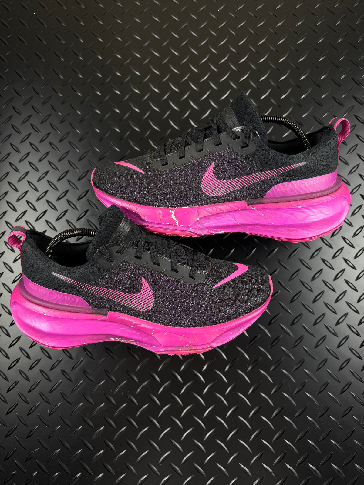 Nike Invincible Run 3 Running Trainers 'Pink/Black' - UK 8.5 100% Authentic