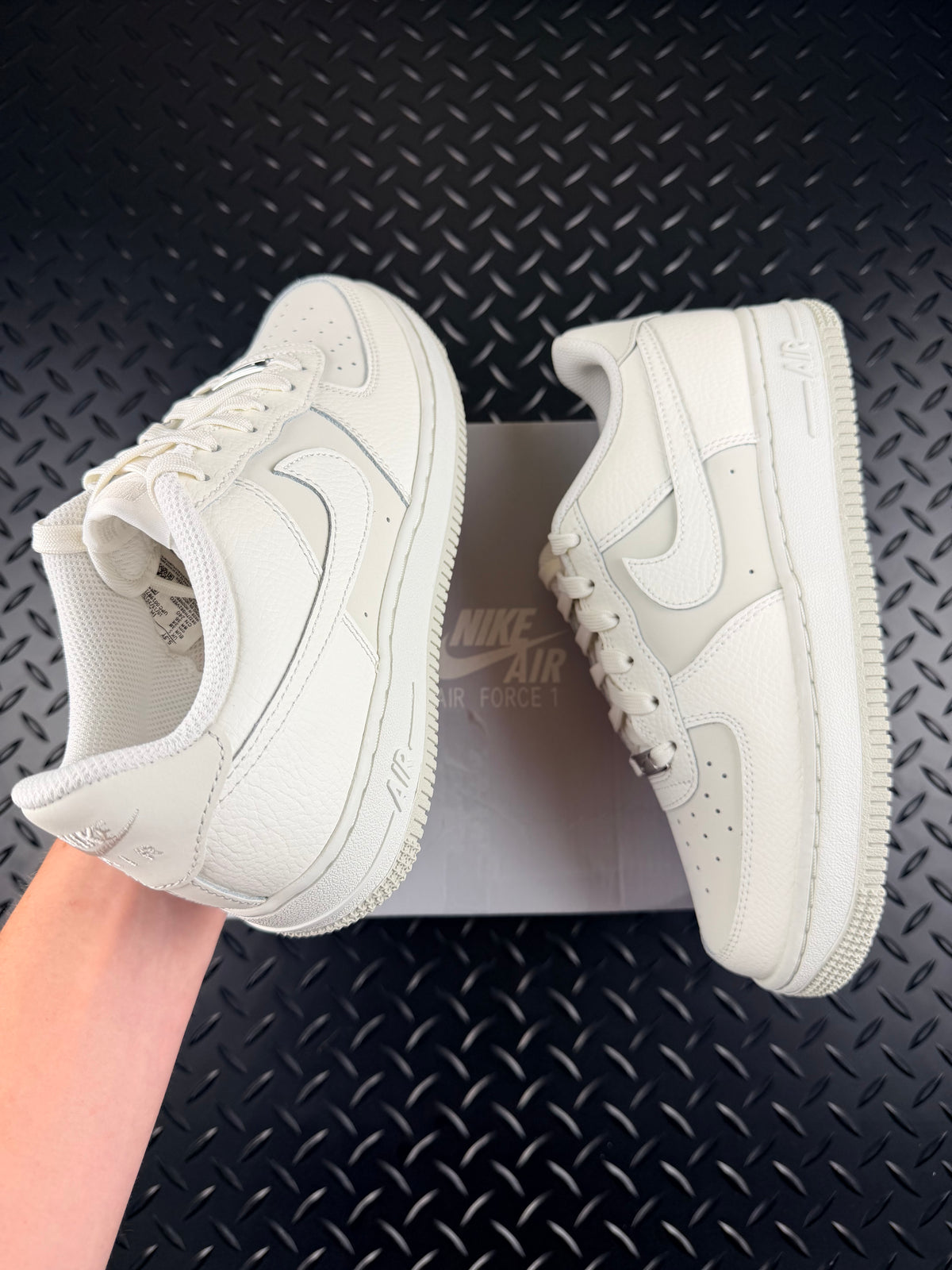 Nike Air Force 1 Low 'Pearl White/Sail' GS - UK 5 - Brand New