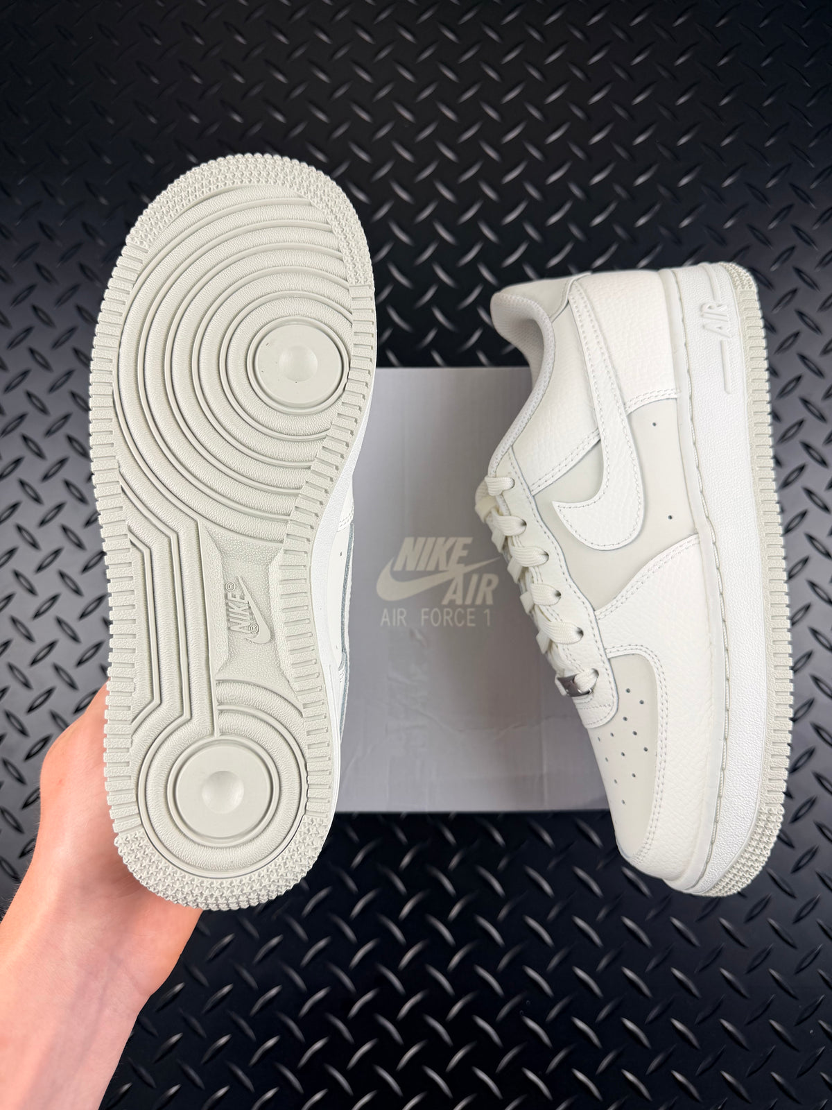 Nike Air Force 1 Low 'Pearl White/Sail' GS - UK 5 - Brand New
