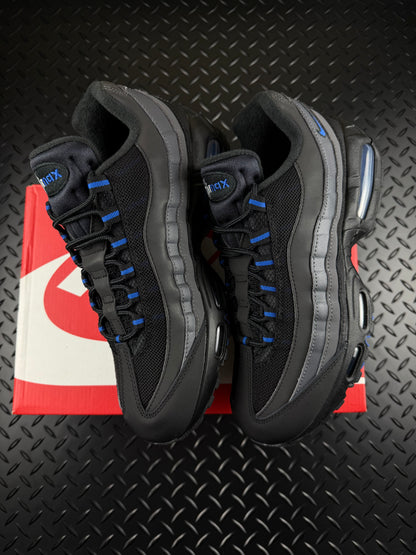 Nike Air Max 95 OG 'Big Bubble' Black Royal Blue Brand New Full Box Size UK 8