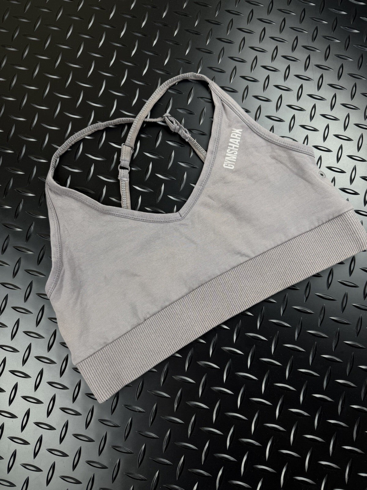 Gymshark Training Sports Bra Purple Grey Women’s Size Small
