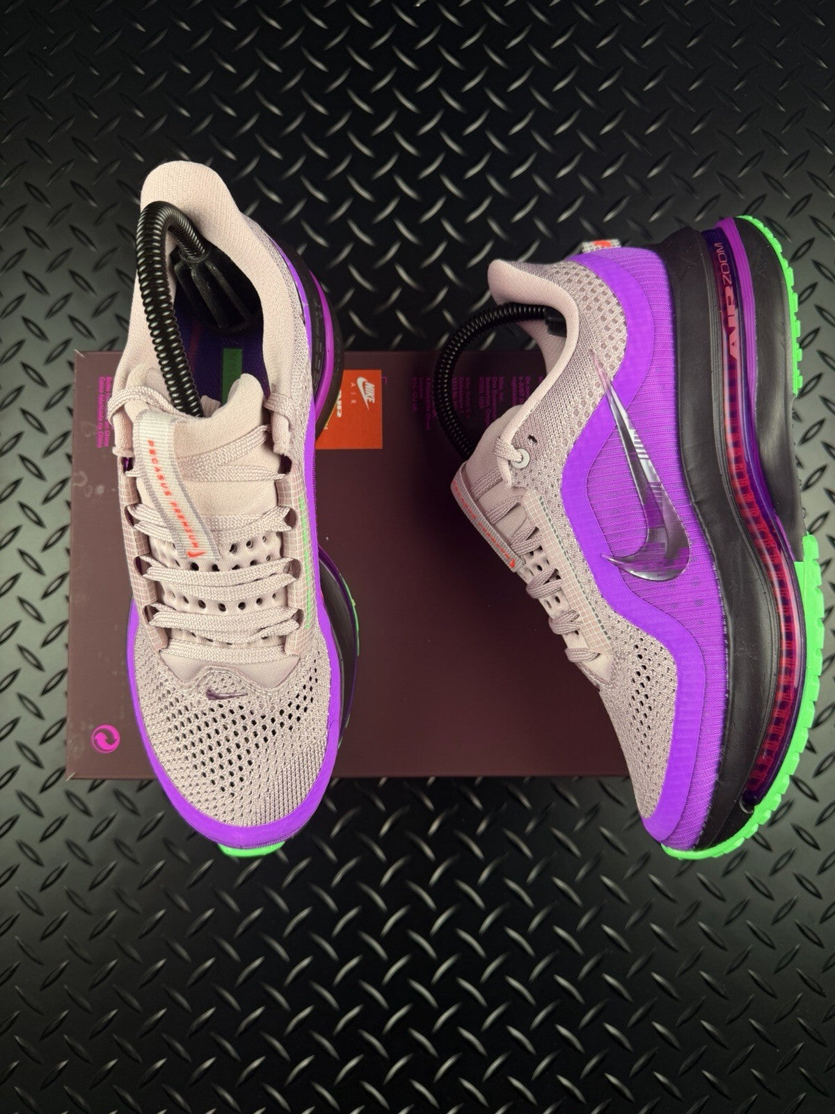 Nike Pegasus Premium ‘Plum Chalk’ High Tech Running Trainers Brand New WMNS UK 4
