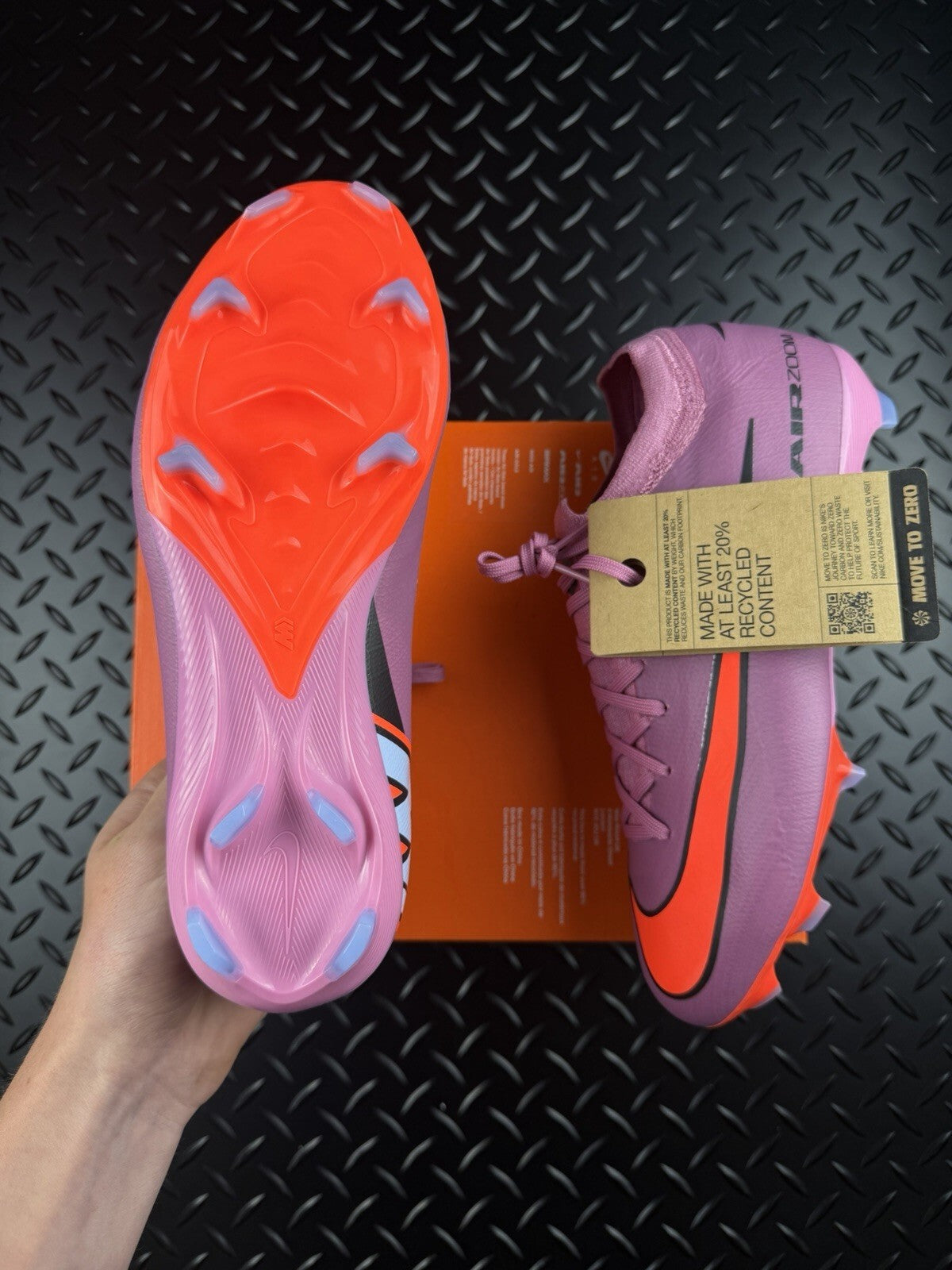 Nike Mercurial Vapor 16 Pro FG Football Boots ‘Flamingo Black’ Brand New GS UK 5