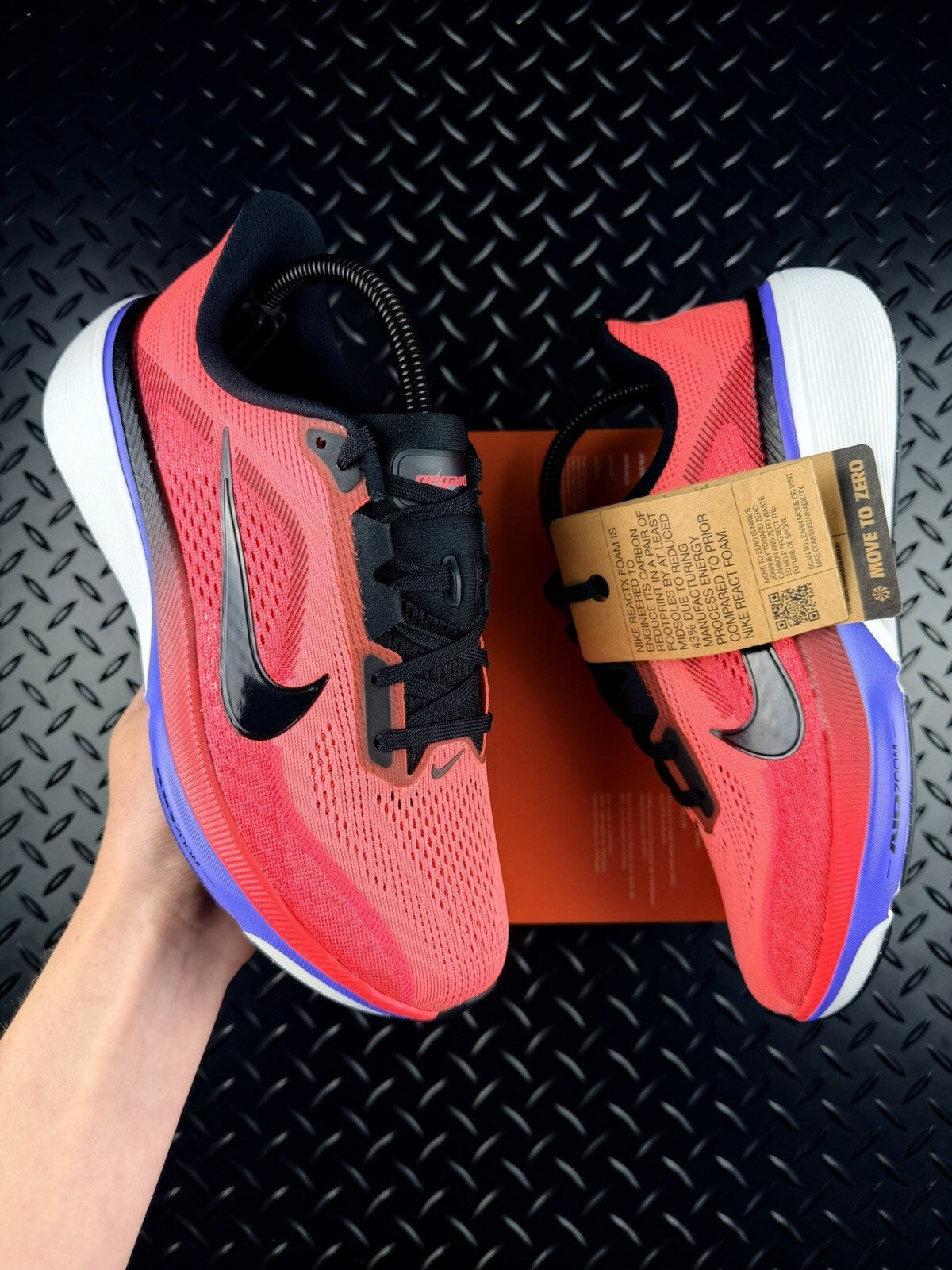 Nike Air Zoom Pegasus 42 ‘lava Glow’ Running Trainers Brand New Size UK 5.5