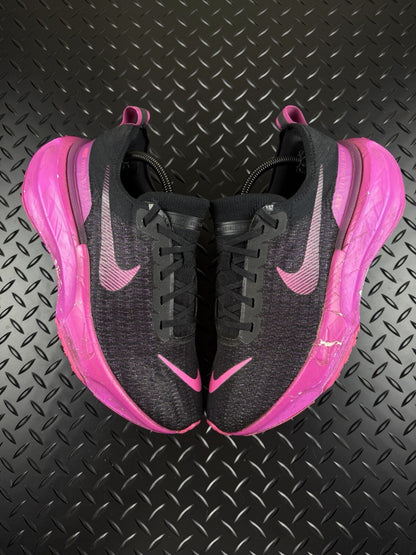 Nike Invincible Run 3 Running Trainers Pink Mesh knit Men’s Size UK 8.5