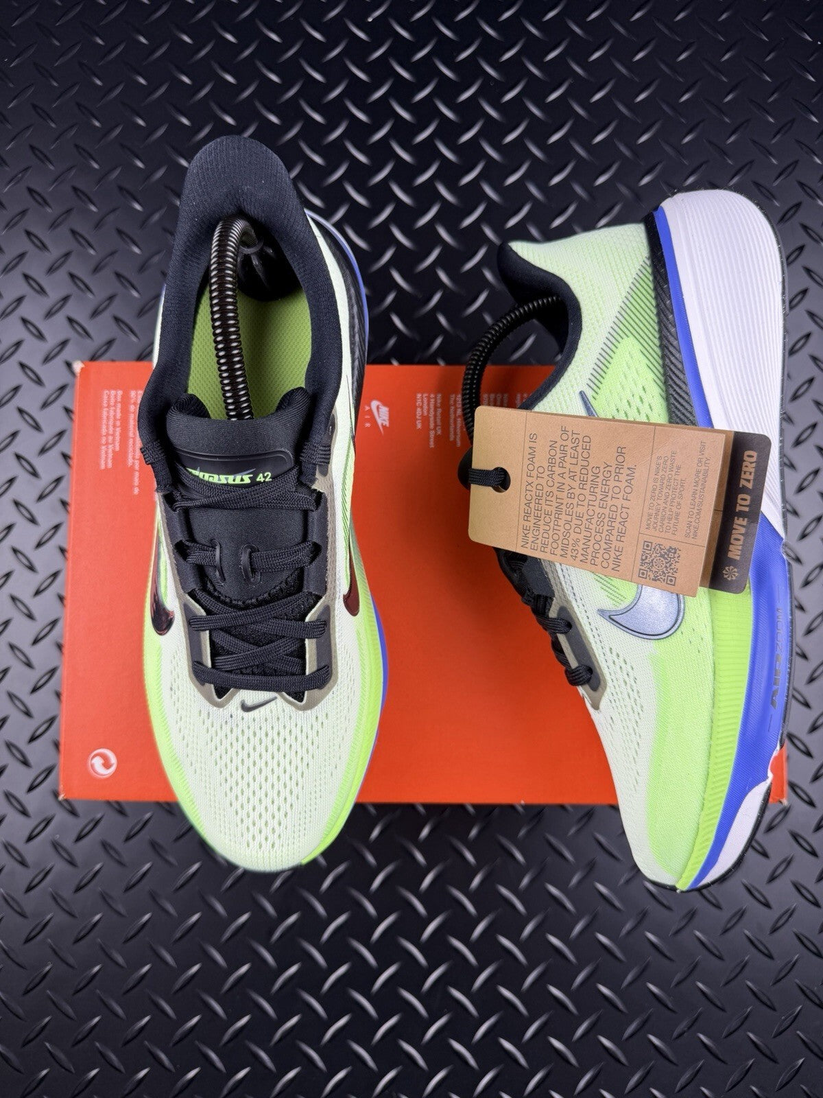 Nike Air Zoom Pegasus 42 ‘Volt Tint’ Running Trainers Brand New Size UK 6