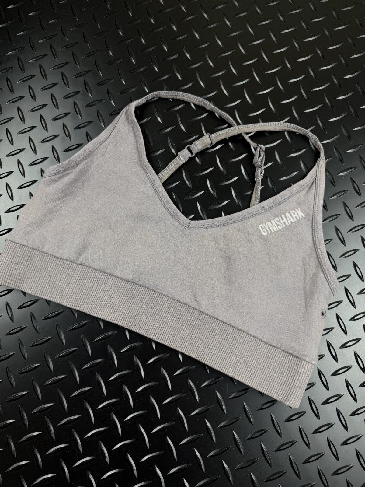 Gymshark Training Sports Bra Purple Grey Women’s Size Small