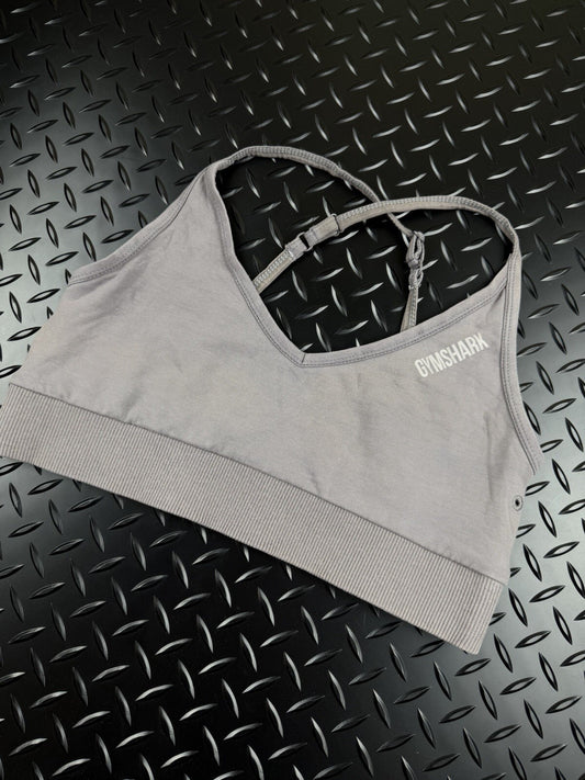 Gymshark Training Sports Bra Purple Grey Women’s Size Small