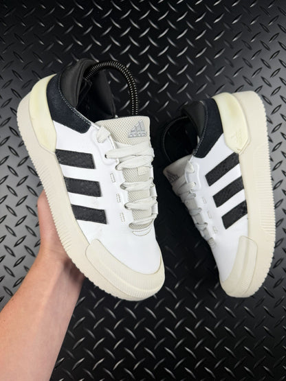 Adidas Black White Base Trainers Size UK 5