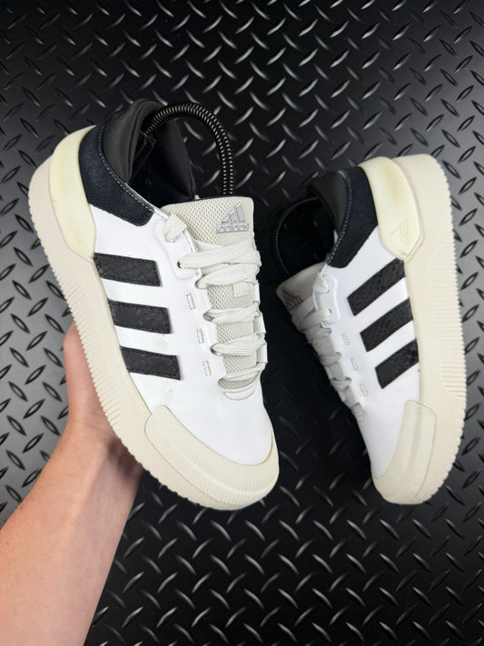 Adidas Black White Base Trainers Size UK 5