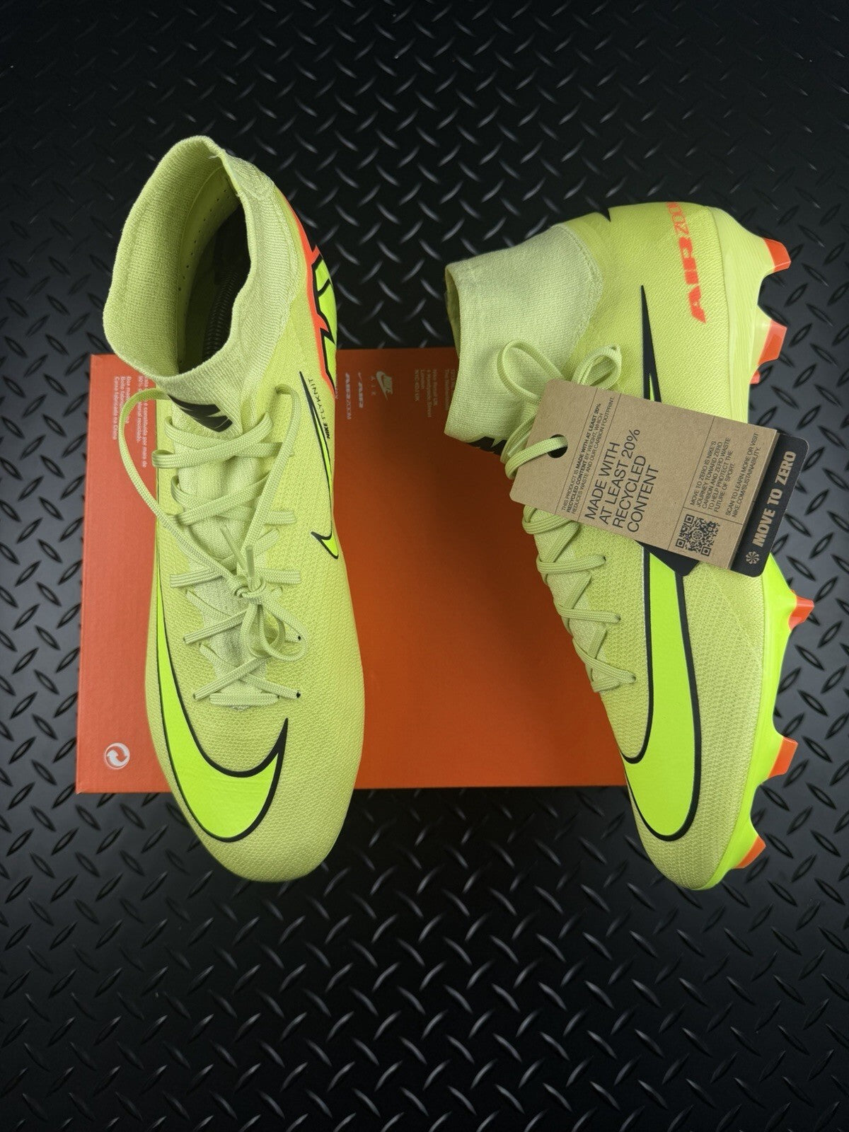 Nike Mercurial Superfly 10 Pro FG Football Boots ‘Hyper Volt’ Brand New - UK 12