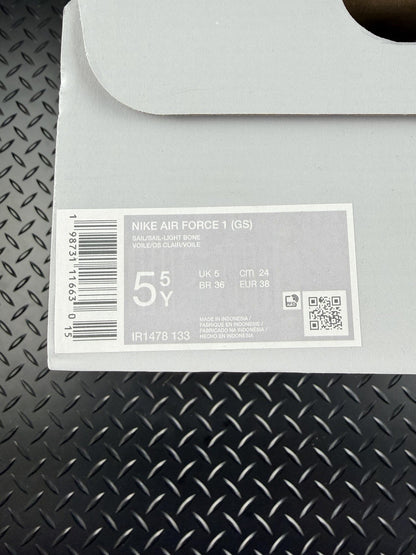 Nike Air Force 1 ‘Pearl White Sail’ Brand New Full Box 100% Authentic Size UK 5