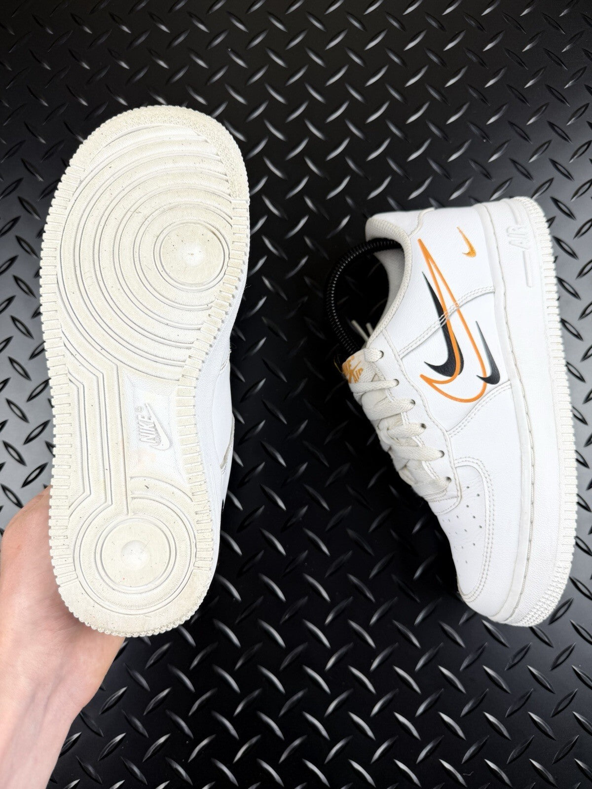 Nike Air Force 1 ‘Sunset White’ 100% Authentic Size UK 4 Excellent Condition