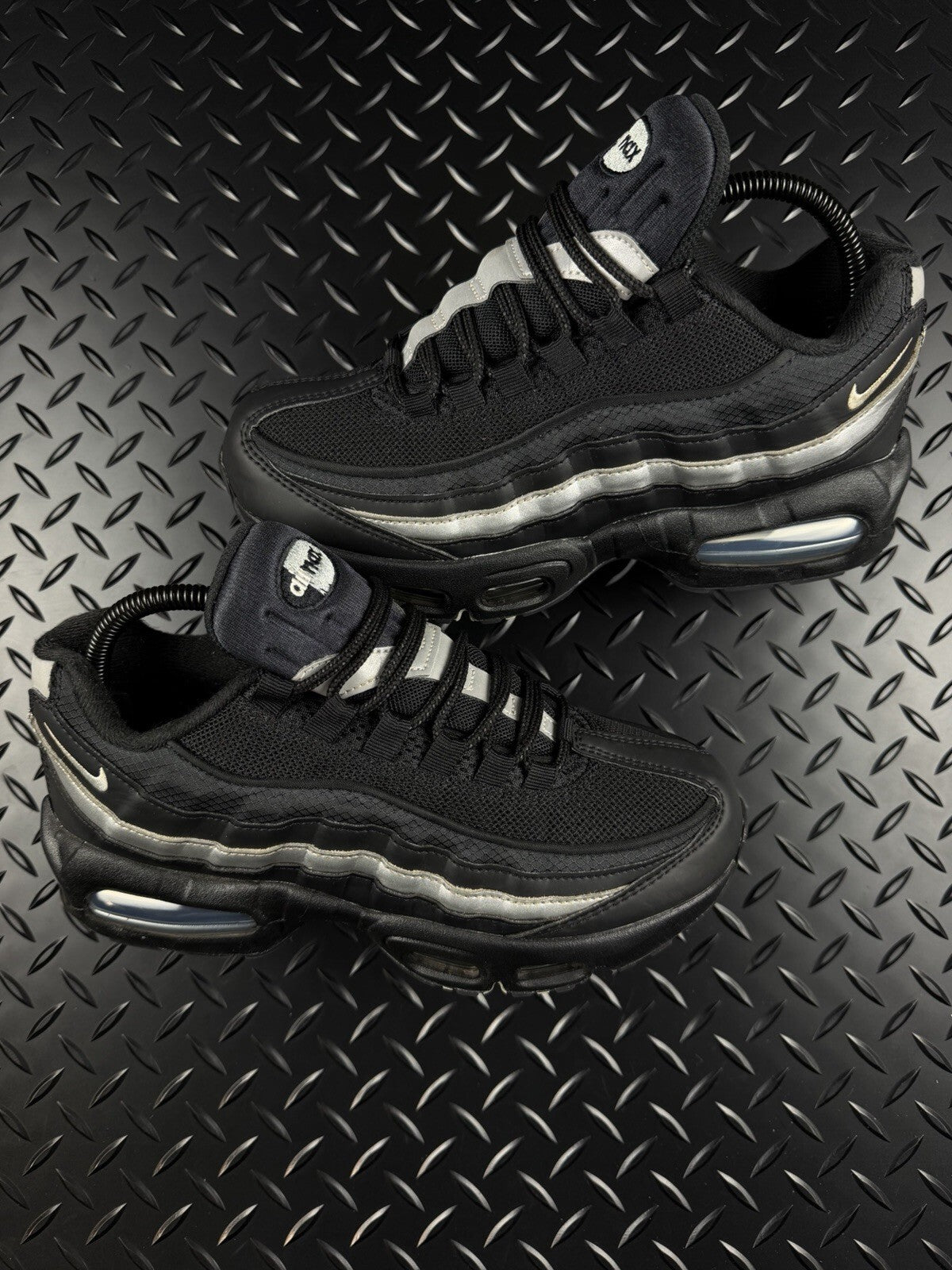 Nike Air Max 95 OG Big Bubble ‘Black Metallic Sliver’ 100% Authentic Size UK 5.5