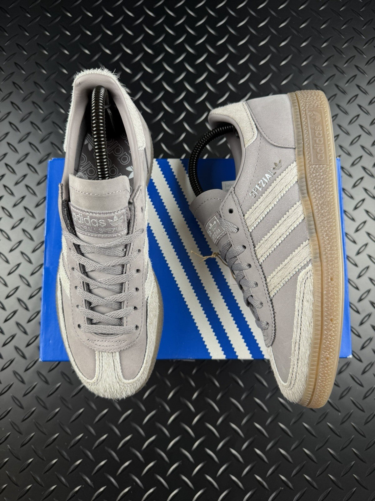 Adidas Handball Spezial ‘Pony Hair’ KI4290 Grey Gum Brand New Full Box WMNS UK 5