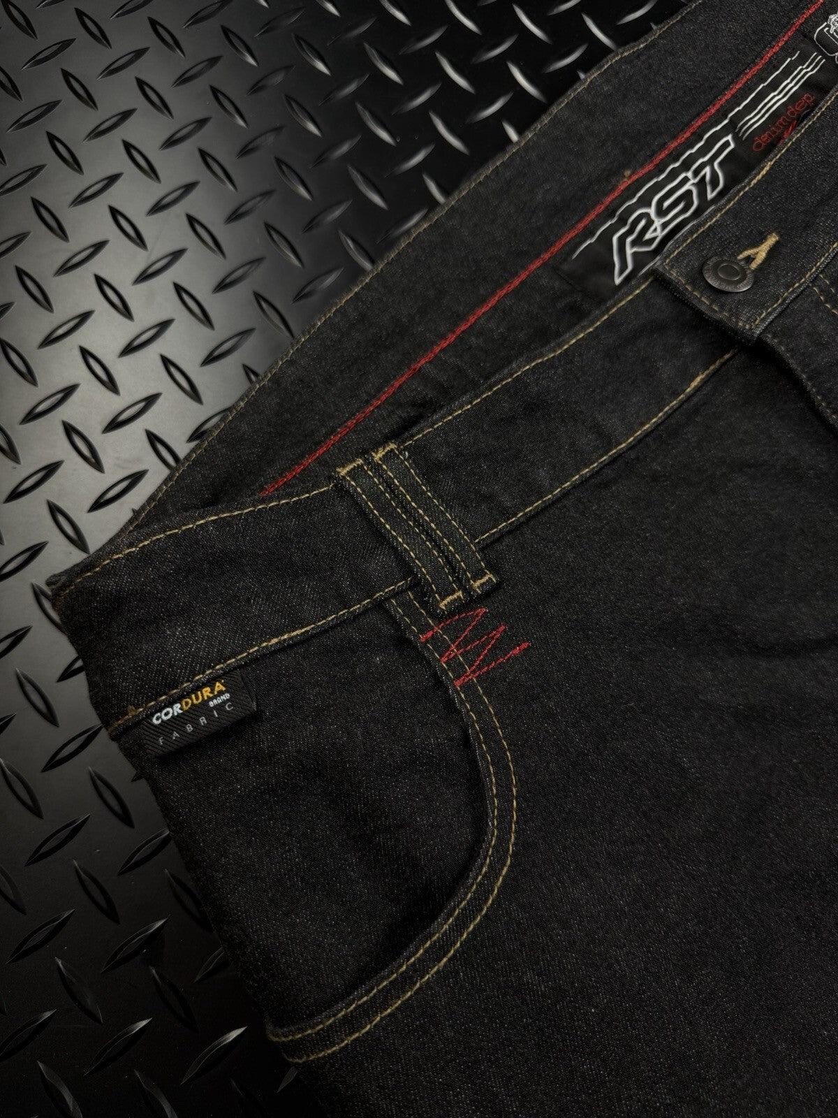 RST Motorbike Trousers Denim Dept Cordura Fabric ‘Made With Kevlar’ Mens Size 44