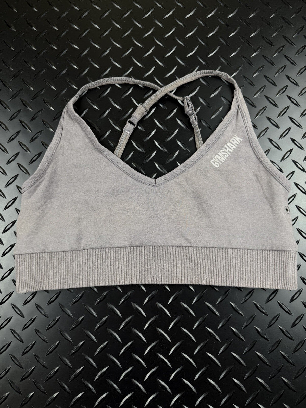 Gymshark Training Sports Bra Purple Grey Women’s Size Small
