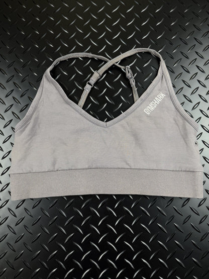 Gymshark Training Sports Bra Purple Grey Women’s Size Small
