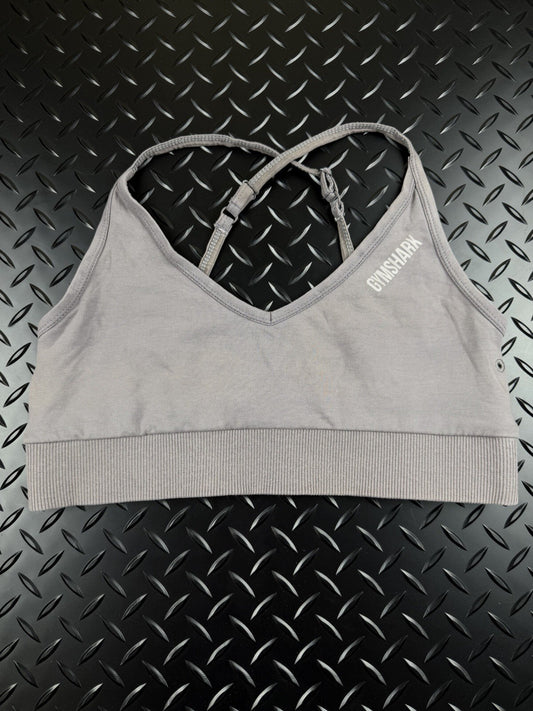 Gymshark Training Sports Bra Purple Grey Women’s Size Small