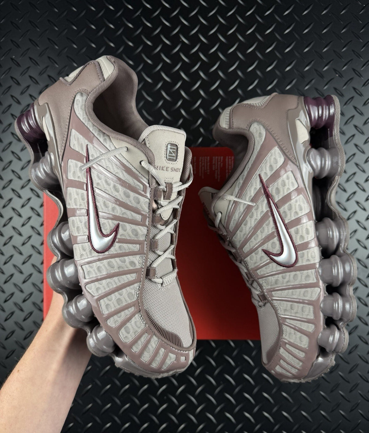 Nike Shox TL ‘Night Maroon’ Brand New 100% Authentic Trainers Mens Size UK 8