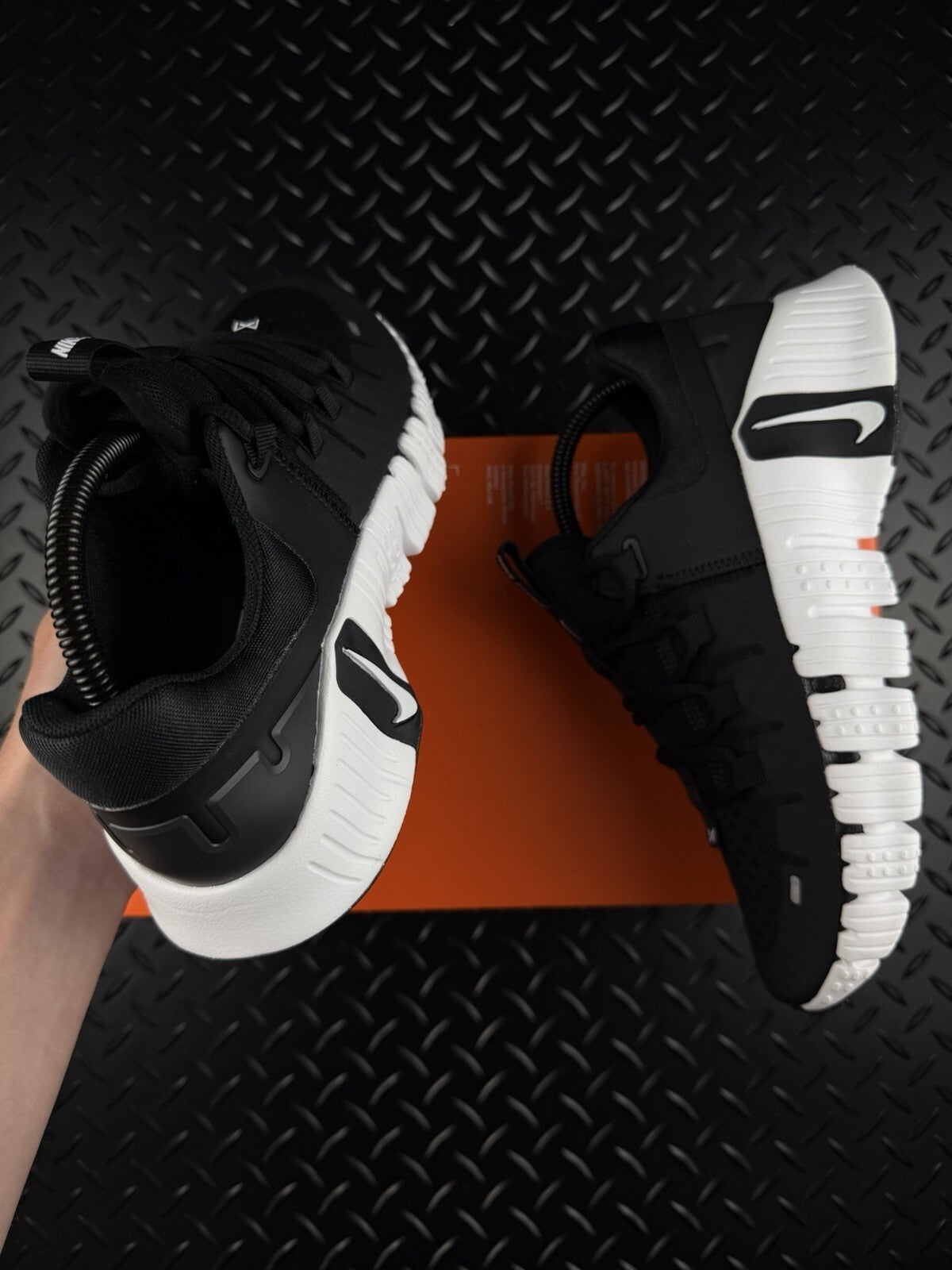 Nike Free Metcon 5 Hyperlift Gym Trainers ‘Black White’ Brand New Women’s UK 4