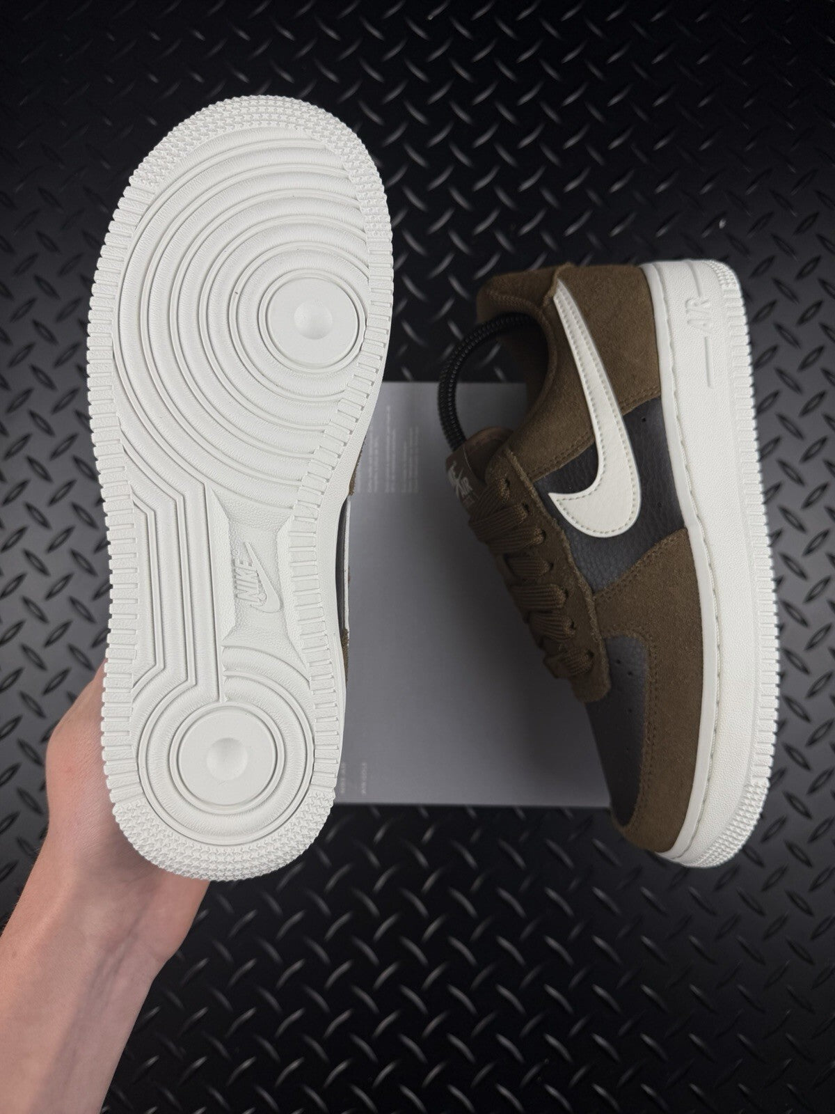 Nike Air Force 1 07 ‘Mosswood Brown’ Brand New 100% Authentic WMNS Size UK 4