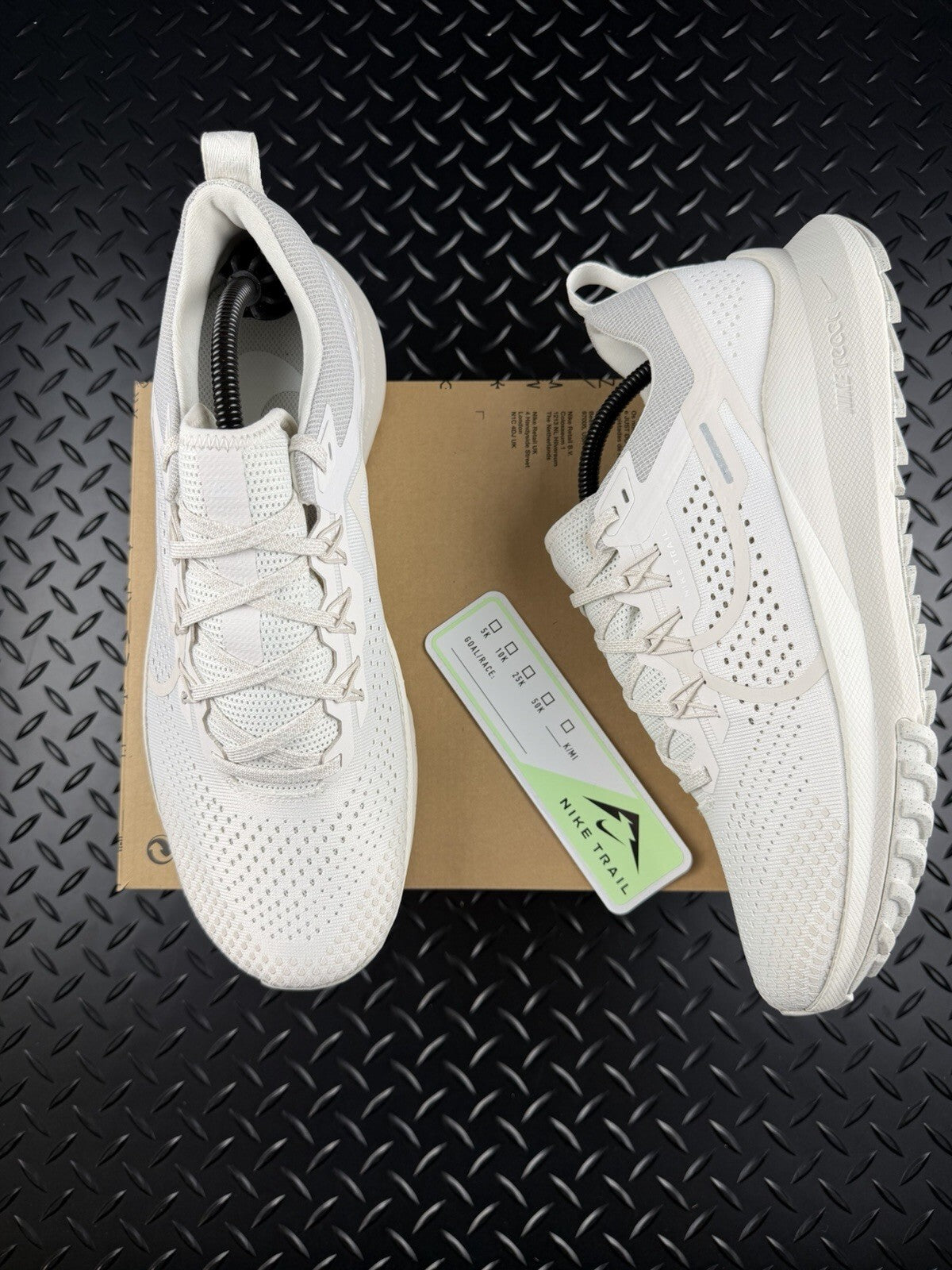 Nike React Pegasus Trail 4 Running Trainers ‘Phantom White’ Brand New Men’s UK 9