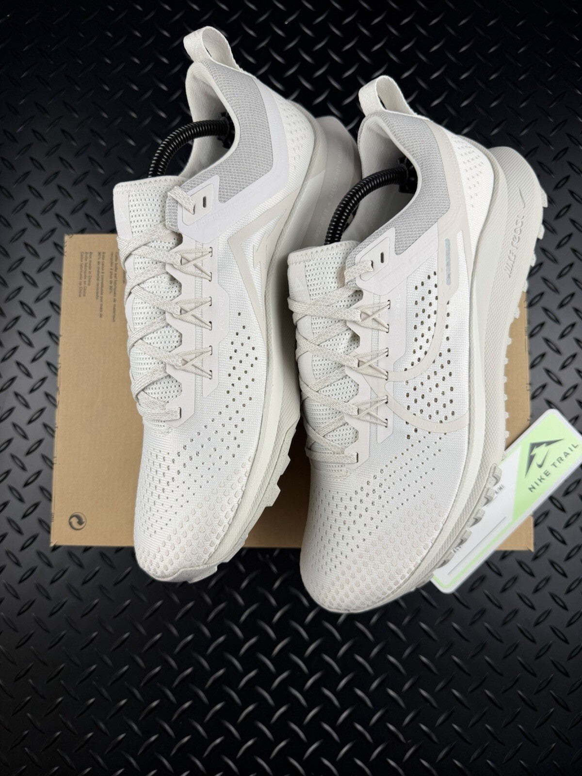 Nike React Pegasus Trail 4 Running Trainers ‘Phantom White’ Brand New Men’s UK 9