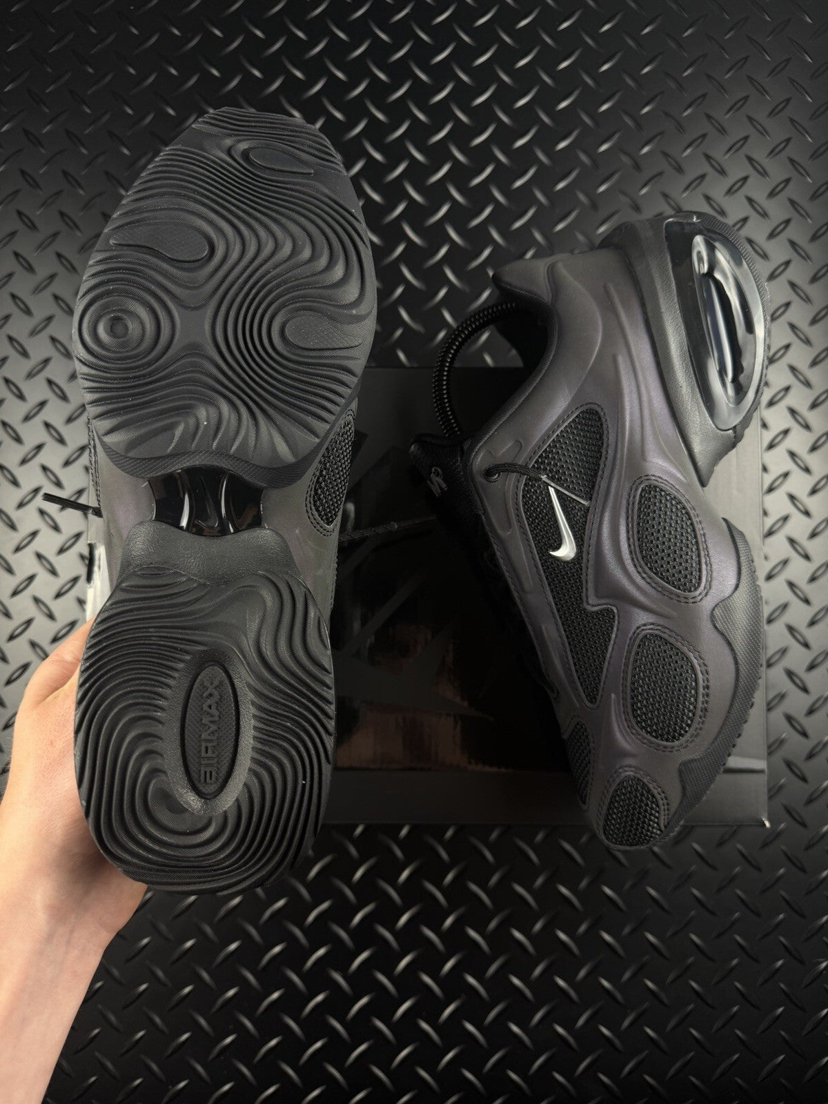 Nike Air Max Muse Reflective ‘Black Metallic Silver’ 100% Authentic WMNS UK 5